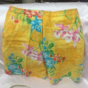Lauren size 8 tropical print shorts